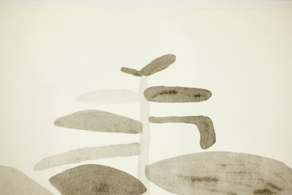 Jonas Wood / Untitled (2010), a lithographic monoprint from an edition of 15 unique impressions