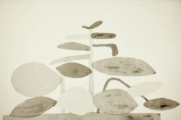 Jonas Wood / Untitled (2010), a lithographic monoprint from an edition of 15 unique impressions