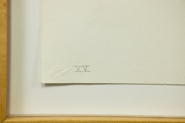 Jonas Wood / Untitled (2010), a lithographic monoprint from an edition of 15 unique impressions