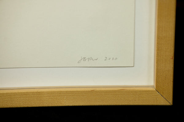 Jonas Wood / Untitled (2010), a lithographic monoprint from an edition of 15 unique impressions