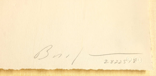 Jonathan Borofsky, Subway Dream, (1983) screenprint featuring a handwritten dream narrative set in a subway station