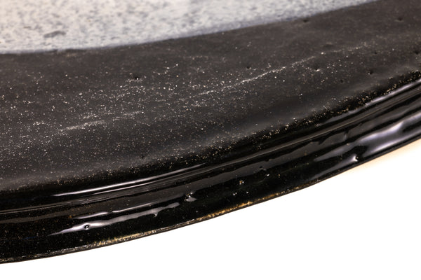 Jun Kaneko Signed 2003 Large 27.5 Inch High Ceramic Oval