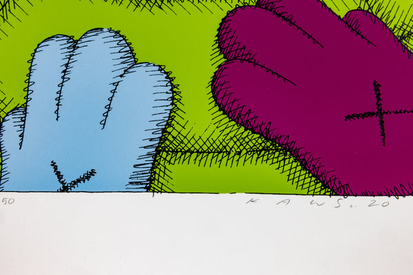 KAWS Untitled Green Image From the Urge Series Signed Limited Edition Screenprint
