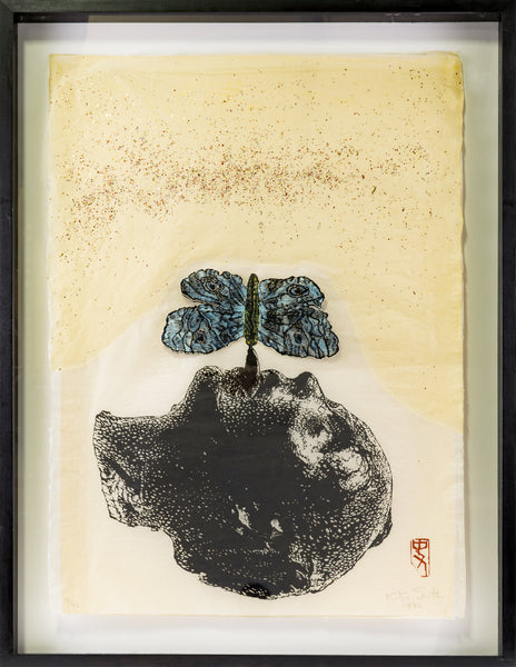 Kiki Smith, Moth, 1996 Woodcut Collage and Glitter Signed Edition of 42