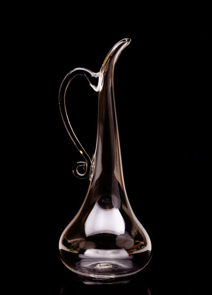 Lino Tagliapietra Clear Hand Blown Glass Original Goblet and Ewer Contemporary Sculpture