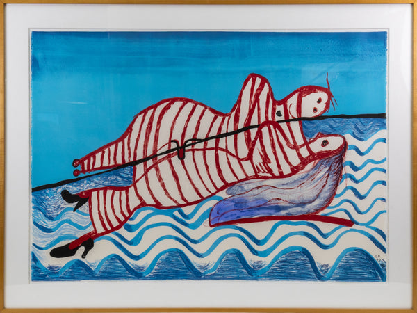 Louise Bourgeois Hamlet and Ophelia Lithograph Signed Print Edition of 50