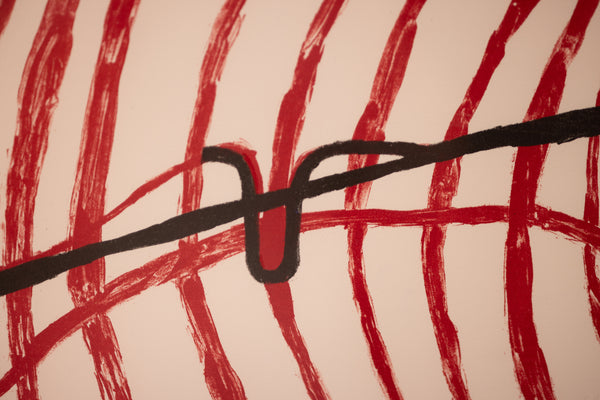 Louise Bourgeois Hamlet and Ophelia Lithograph Signed Print Edition of 50