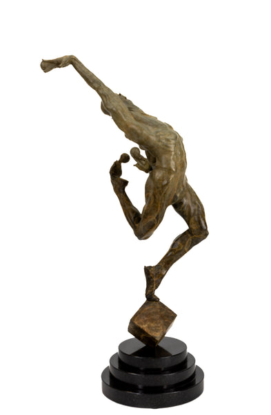 Richard MacDonald Leap of Faith 16” Bronze Sculpture Initialed and Numbered Edition