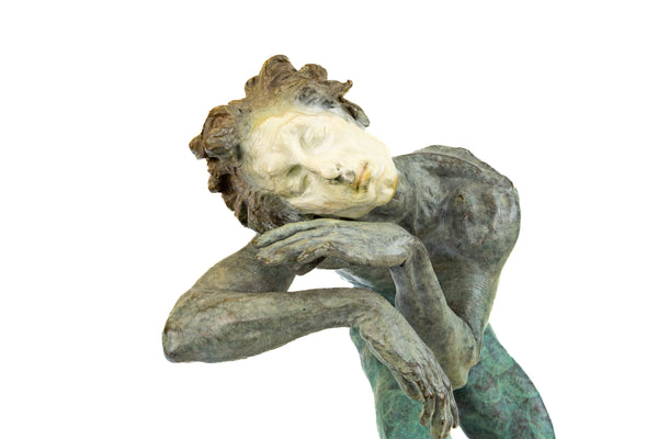 Richard MacDonald Sleep, Marcel, Sleep Signed 17” Bronze Sculpture Edition of 175