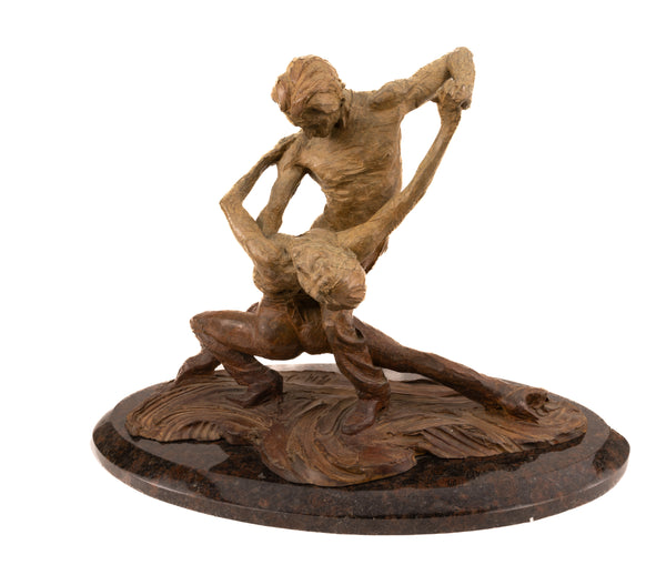 Richard MacDonald Tango Study III Bronze Sculpture 22 Inches Wide Signed Edition of 75