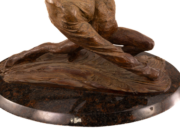 Richard MacDonald Tango Study III Bronze Sculpture 22 Inches Wide Signed Edition of 75