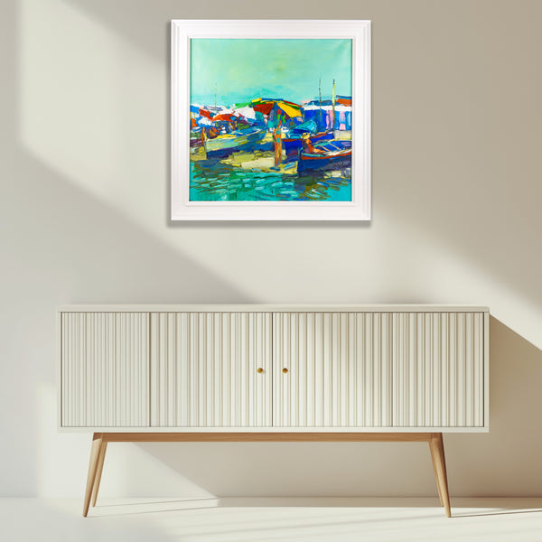 Nicola Simbari Summer in Cuma Signed Original Painting