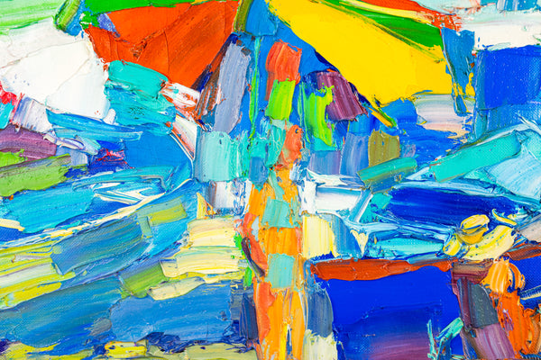 Nicola Simbari Summer in Cuma Signed Original Painting