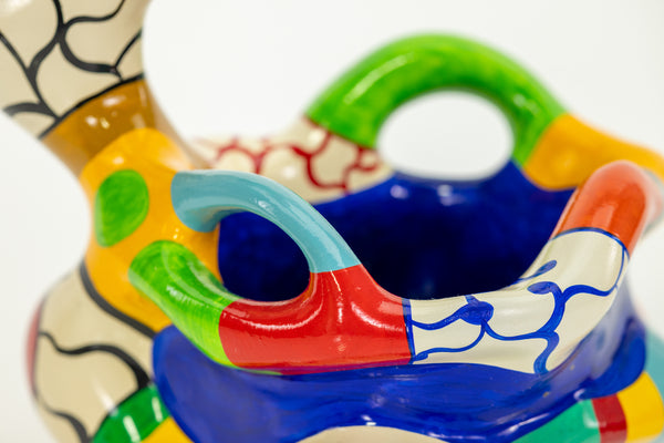 Niki de Saint Phalle Serpent 1986 Ceramic Vase Signed Edition of 50