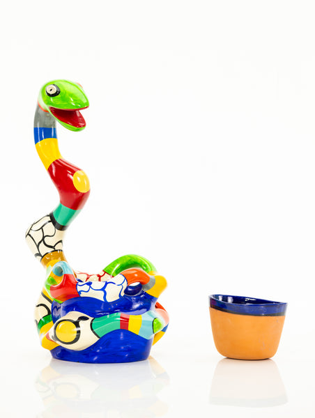 Niki de Saint Phalle Serpent 1986 Ceramic Vase Signed Edition of 50