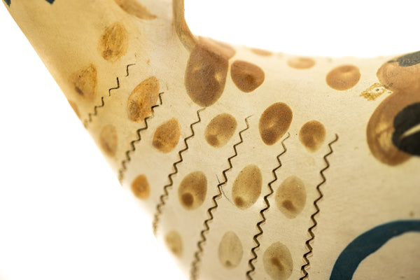 Pablo Picasso ceramic from 1952: Figure de Proue (A.R. 136), white earthenware vessel by Madoura, fully authenticated with stamps and COA.