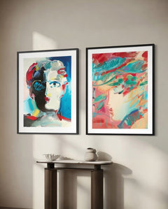 Peter Max, Beauty and Fauve Suite, Signed 1990 Serigraphs Edition of 300