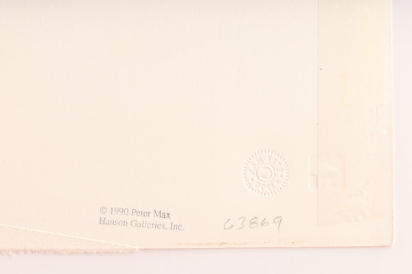 Peter Max, Beauty and Fauve Suite, Signed 1990 Serigraphs Edition of 300