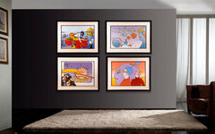 Peter Max Bicentennial Suite  - Set of 4 Color Serigraphs 1975 Limited Edition of 75