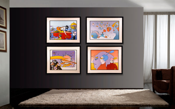 Peter Max Bicentennial Suite  - Set of 4 Color Serigraphs 1975 Limited Edition of 75