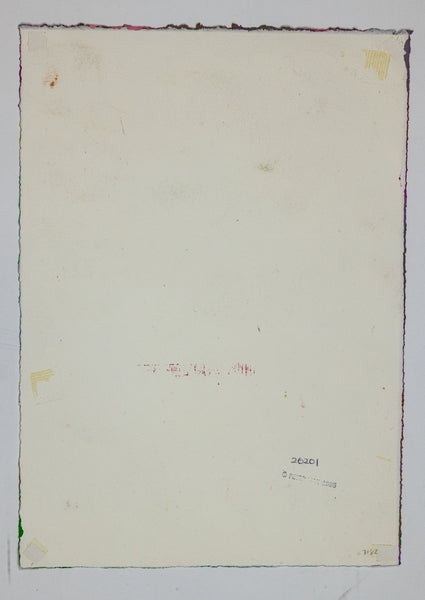 Peter Max Blushing Beauty Ver II #31 Original Mixed Media Painting 1995 with Signature, Label, and Studio Documentation