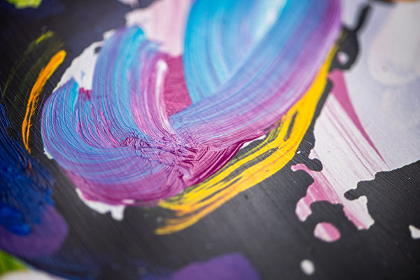 Peter Max Signed Delta Libertyhead Mixed Media Original Painting over Lithograph