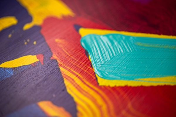 Peter Max Signed Delta Libertyhead Mixed Media Original Painting over Lithograph