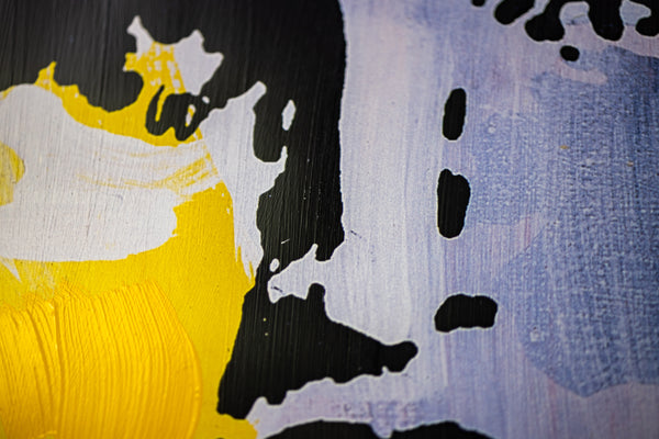 Peter Max Signed Delta Libertyhead Mixed Media Original Painting over Lithograph