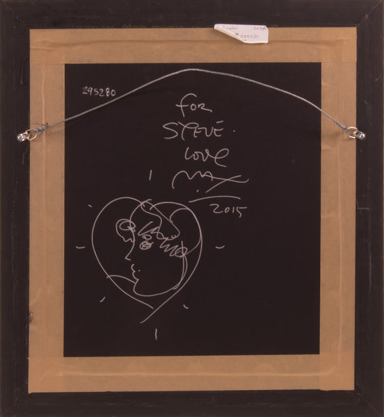 Peter Max Love Signed 2008 Mixed Media Original Painting over Lithograph