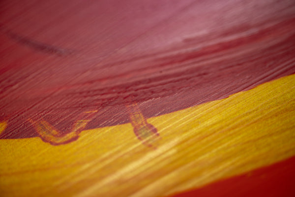 Peter Max Signed Heart Mixed Media Original Painting over Lithograph