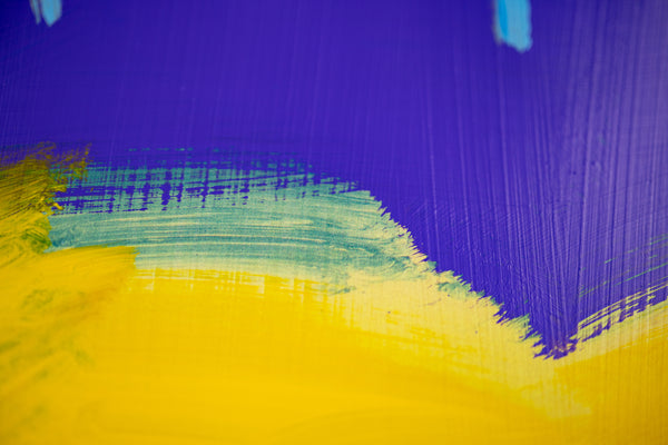 Peter Max Signed Heart Mixed Media Original Painting over Lithograph