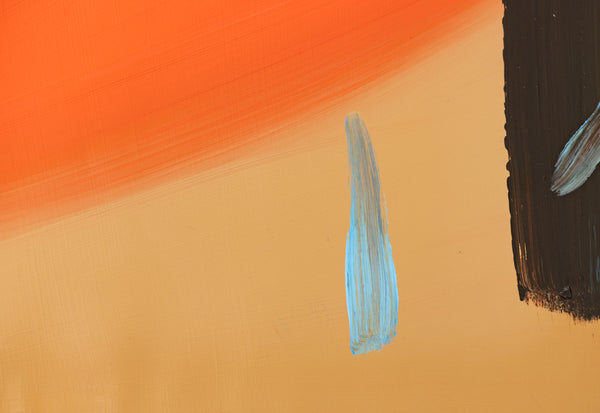 Peter Max Signed Heart Mixed Media Original Painting over Lithograph