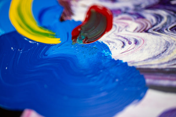 Peter Max Nicolae Gallerie Mixed Media Original Painting 32x24 1999 with Signature, Label, and Studio Documentation