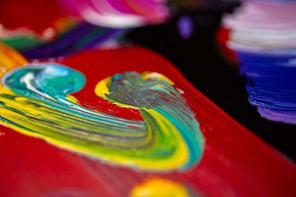 Peter Max Nicolae Gallerie Mixed Media Original Painting 32x24 1999 with Signature, Label, and Studio Documentation