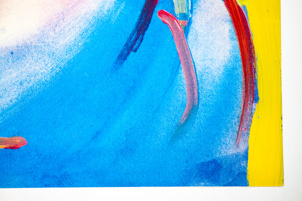Peter Max Peace by the Year 2000 Mixed Media 1998 Original Painting 22x28 with Signature, Label, and Studio Documentation