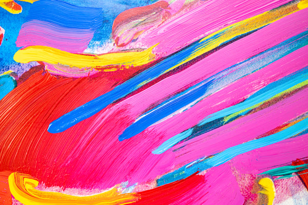 Peter Max Peace by the Year 2000 Mixed Media 1998 Original Painting 22x28 with Signature, Label, and Studio Documentation