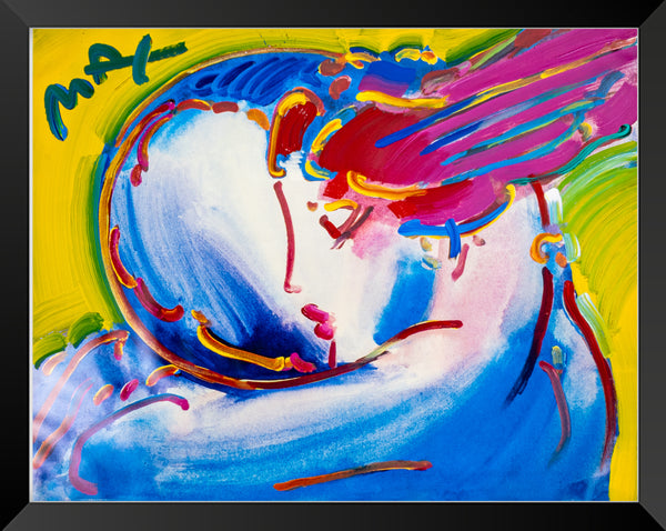 Peter Max Peace by the Year 2000 Mixed Media 1998 Original Painting 22x28 with Signature, Label, and Studio Documentation
