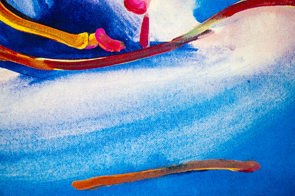 Peter Max Peace by the Year 2000 Mixed Media 1998 Original Painting 22x28 with Signature, Label, and Studio Documentation