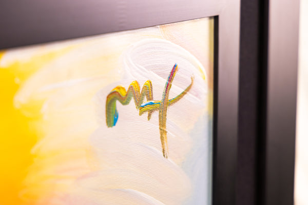 Peter Max, Statue of Liberty, Signed Large 48x24 Inch Original Painting on Canvas