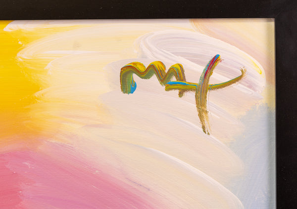 Peter Max, Statue of Liberty, Signed Large 48x24 Inch Original Painting on Canvas