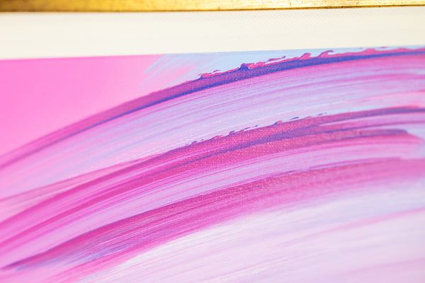 Peter Max Walking in Reeds Signed Original Painting on Canvas