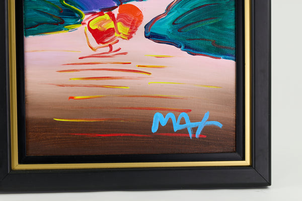 Peter Max, Without Borders (Ver. III), Signed 2018 Original Painting on Canvas
