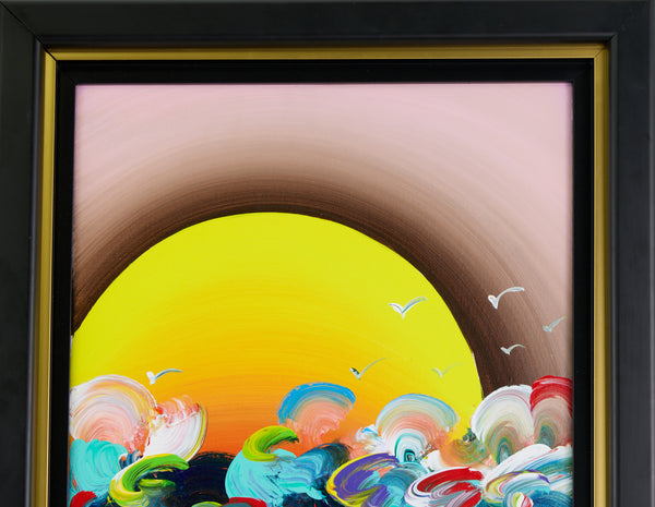 Peter Max, Without Borders (Ver. III), Signed 2018 Original Painting on Canvas