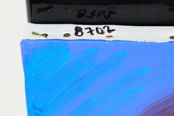 Peter Max Zero Series 1989 Signed Original Acrylic Painting on Canvas