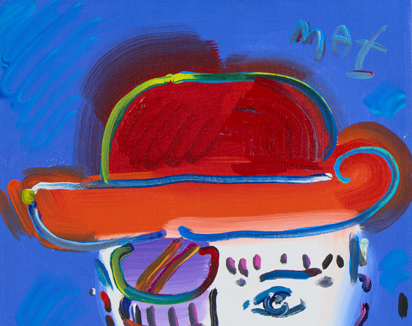 Peter Max Zero Series 1989 Signed Original Acrylic Painting on Canvas