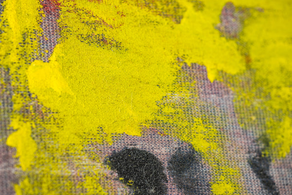 Purvis Young Urban Landscape Signed Large 55 Inch Original Painting