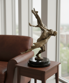 Richard MacDonald’s "Doves, Atelier" is a graceful bronze sculpture that captures the beauty of movement and form.
