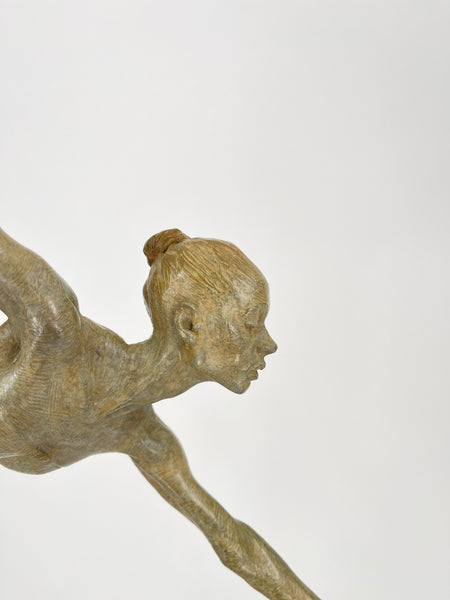 Richard MacDonald, Penche Monet, 36 Inch Tall Bronze Sculpture, Edition of 55