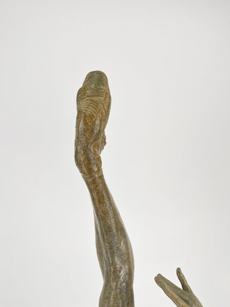 Richard MacDonald, Penche Monet, 36 Inch Tall Bronze Sculpture, Edition of 55
