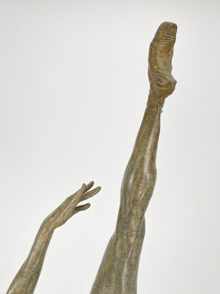 Richard MacDonald, Penche Monet, 36 Inch Tall Bronze Sculpture, Edition of 55